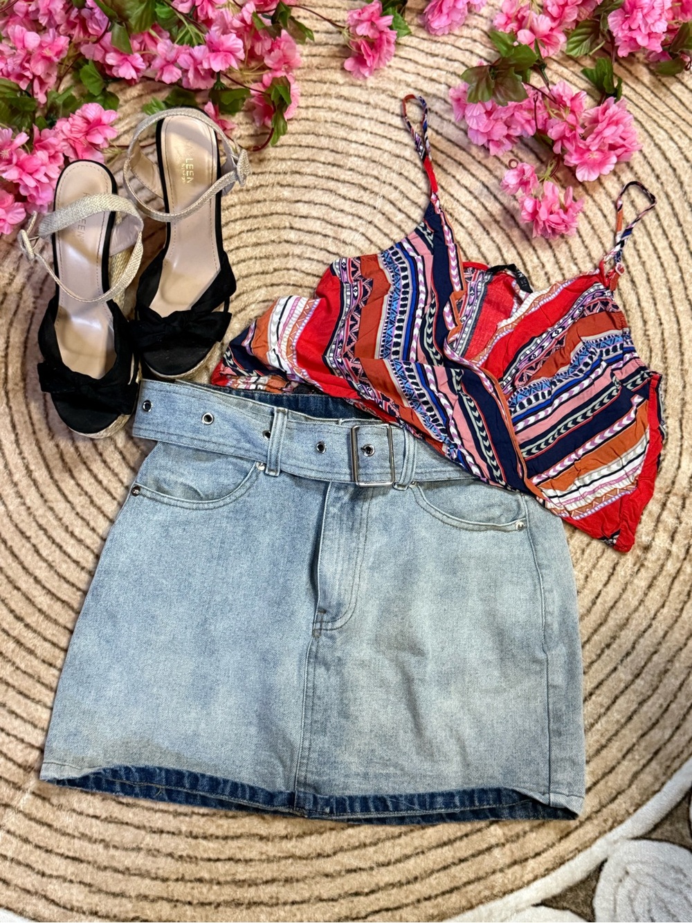 Denim Skirt - Small